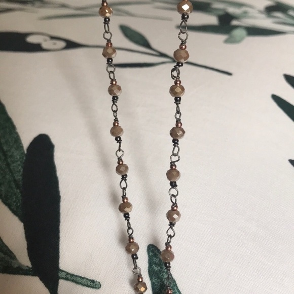 Lucky Brand Druzy Drop Necklace - Picture 3 of 7